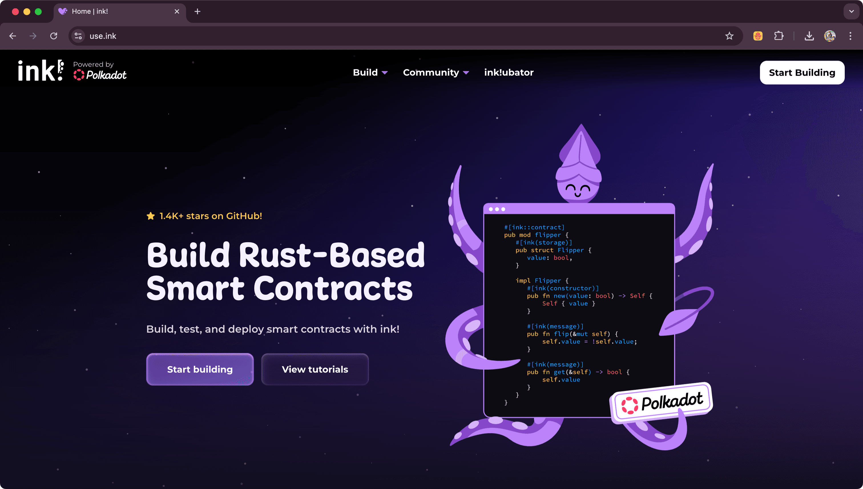 ink! website & docs